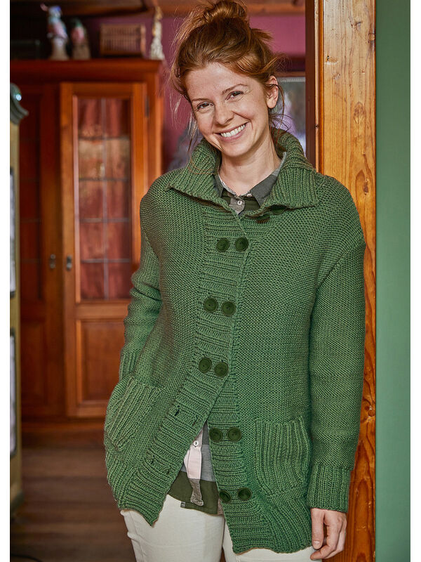 Lana Grossa DAMENJACKE Landlust Alpaka Merino 160