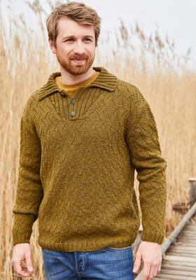 HERRENPULLOVER Landlust Alpaka Merino 160 von Lana Grossa