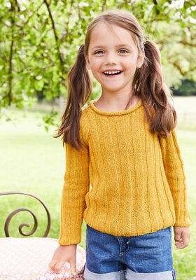 KINDERPULLOVER Landlust Sommerseide von Lana Grossa