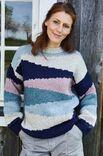 Lana Grossa PULLOVER MIT FARBFLÄCHEN Landlust-Winterwolle