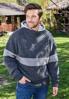 HERRENPULLOVER Landlust Soft Tweed 90 von Lana Grossa