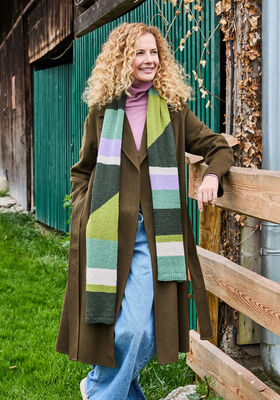 SCHAL MIT FARBMUSTER Landlust Alpaka Merino 160 von Lana Grossa