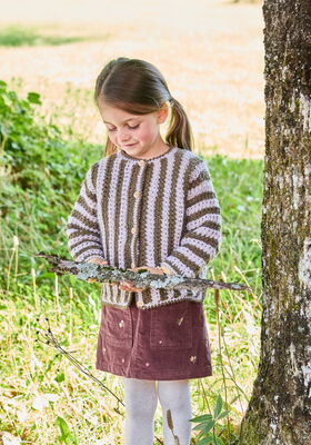 STREIFENJACKE FÜR KINDER Landlust Naturwolle von Lana Grossa
