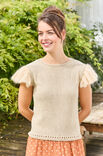 Lana Grossa SHIRT MIT VOLANT-ÄRMELN Landlust Sommerseide & Landlust Kidmohair