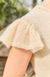 Lana Grossa SHIRT MIT VOLANT-ÄRMELN Landlust Sommerseide & Landlust Kidmohair