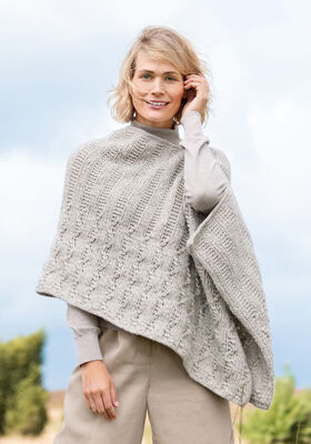 PONCHO Landlust Winterwolle von Lana Grossa