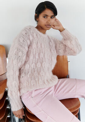 PULLOVER TROPFENMUSTER Mohair Moda von Lana Grossa