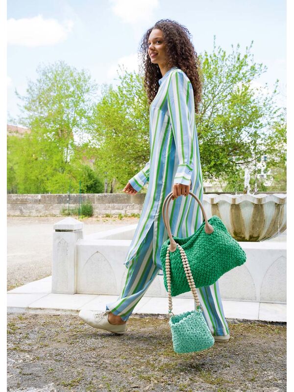 Lana Grossa FLECHTMUSTERTASCHE The Tube