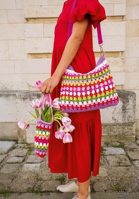 SCHULTERTASCHE Natural Cotton von Lana Grossa