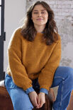 Lana Grossa SWEATER CLAUDE Size Plus - Ecopuno & Silkhair