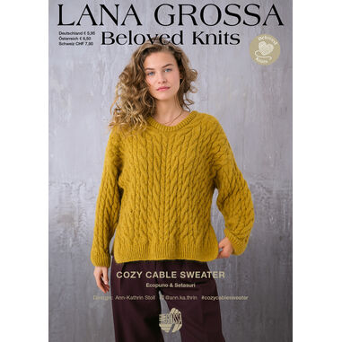 Lana Grossa COZY CABLE SWEATER - Beloved Knits No. 5