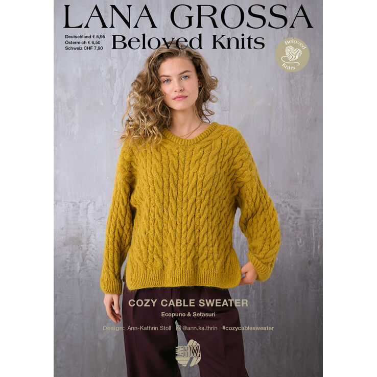 COZY CABLE SWEATER - Beloved Knits No. 5 von Lana Grossa