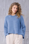 Lana Grossa BASIC RIB SWEATER Cool Wool Vintage & Silkhair