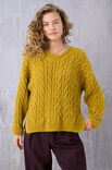 Lana Grossa COZY CABLE SWEATER Ecopuno & Setasuri