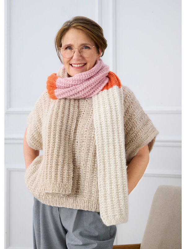 Lana Grossa ELISA SLIPOVER Alpaca Air & Brillino