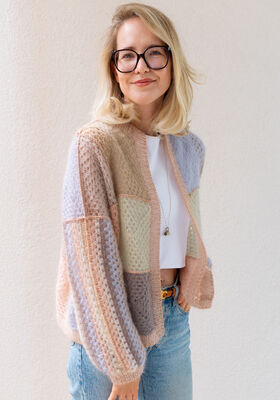 GRANNYJACKET Silkhair, Setasuri & Brillino von Lana Grossa