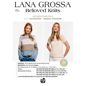 ALESSIA SWEATER - Beloved Knits No. 3 von Lana Grossa