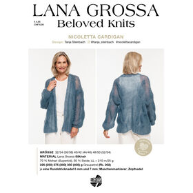 NICOLETTA CARDIGAN - Beloved Knits No. 3 von Lana Grossa