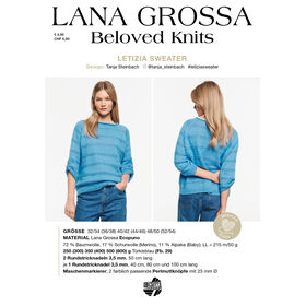 LETIZIA SWEATER - Beloved Knits No. 3 von Lana Grossa