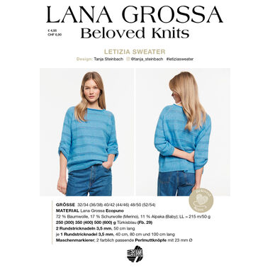 Lana Grossa LETIZIA SWEATER - Beloved Knits No. 3