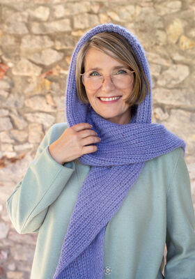 CAPPUCCIO SCARF Ecopuno & Natural Superkid Tweed von Lana Grossa