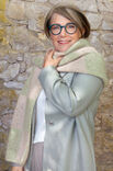 Lana Grossa CARA STOLA Cool Wool Lace & Natural Superkid Tweed