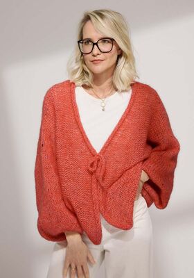 LETTER SWEATER Soffio & Natural Superkid Tweed von Lana Grossa
