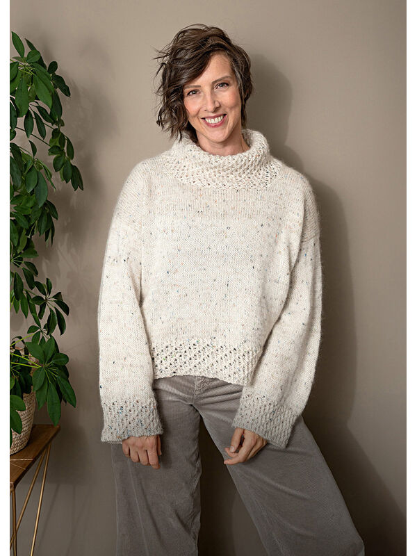 Lana Grossa MIDNIGHT DRIVE Merino Uno & Natural Superkid Tweed