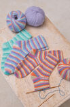 Lana Grossa BASIC-SOCKEN Cosy Socks Multi Stripes
