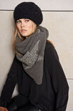 Lana Grossa DREIECKTUCH MIT STERNEN Merino Air/Lace Paillettes
