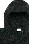 Lana Grossa JACKE MIT KAPUZE Yak Merino/Splendid