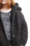 Lana Grossa JACKE MIT KAPUZE Yak Merino/Splendid