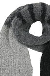 Lana Grossa SCHAL MIT STREIFEN Garzato Fleece