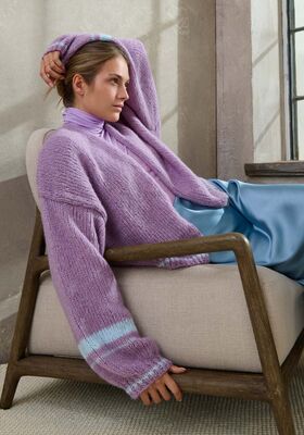 OVERSIZE-JACKE Alpaca Air II von Lana Grossa