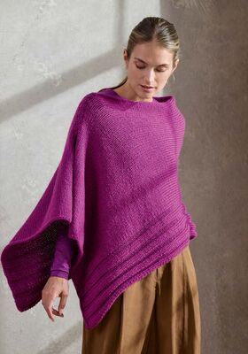 PONCHO Cool Merino Big von Lana Grossa