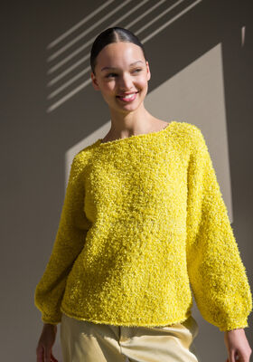 TOP-DOWN PULLOVER Frizzante von Lana Grossa