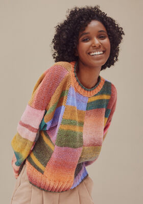 KARO-PULLOVER Gomitolo Arte von Lana Grossa