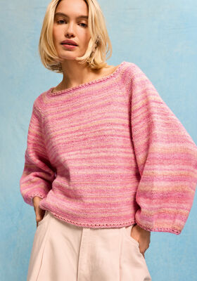 TOP-DOWN-RAGLAN-PULLOVER Gomitolo Mambo von Lana Grossa