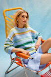 Lana Grossa KURZARM-STREIFEN-PULLOVER Cotonella