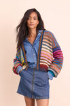 Lana Grossa STREIFENCARDIGAN Candy