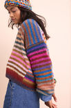 Lana Grossa STREIFENCARDIGAN Candy