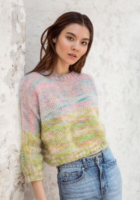 PULLOVER Silkhair Hand-dyed von Lana Grossa