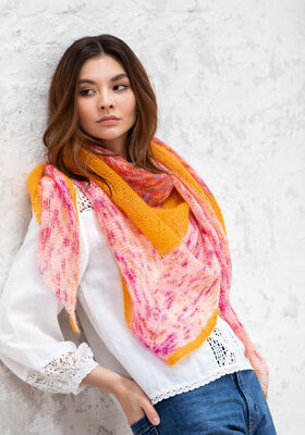 DREIECKSTUCH Silkhair & Silkhair Hand-dyed von Lana Grossa
