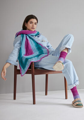 STOLA Cool Wool Lace hand-dyed von Lana Grossa