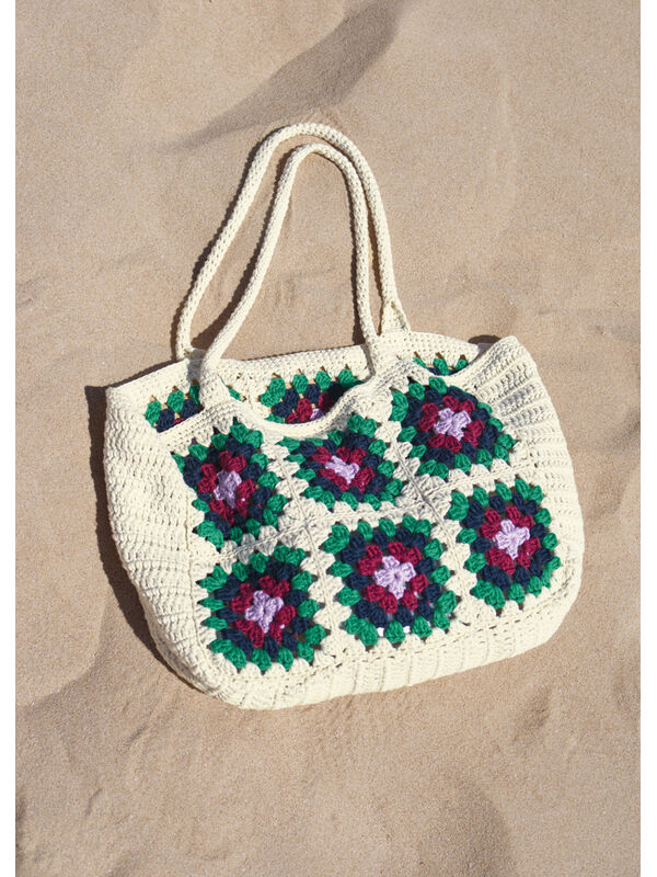 Lana Grossa SHOPPER MIT GRANNY-QUADRATEN Organico