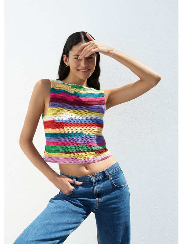 Lana Grossa TOP IN STÄBCHEN Cotone & Elastico
