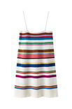Lana Grossa KLEID IN FESTEN MASCHEN MIT STREIFEN Cotone & Elastico