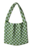 Lana Grossa SHOPPER IM KAROMUSTER IN RELIEFSTÄBCHEN Promessa