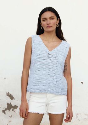 TOP IN STÄBCHEN Natural Cotton von Lana Grossa