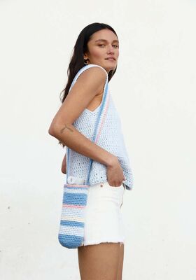 FLASCHENTASCHE Natural Cotton von Lana Grossa